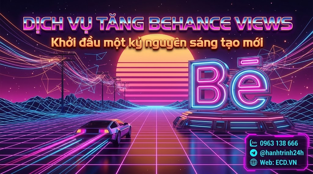 dịch vụ tăng behance views hiệu quả behance freelancer