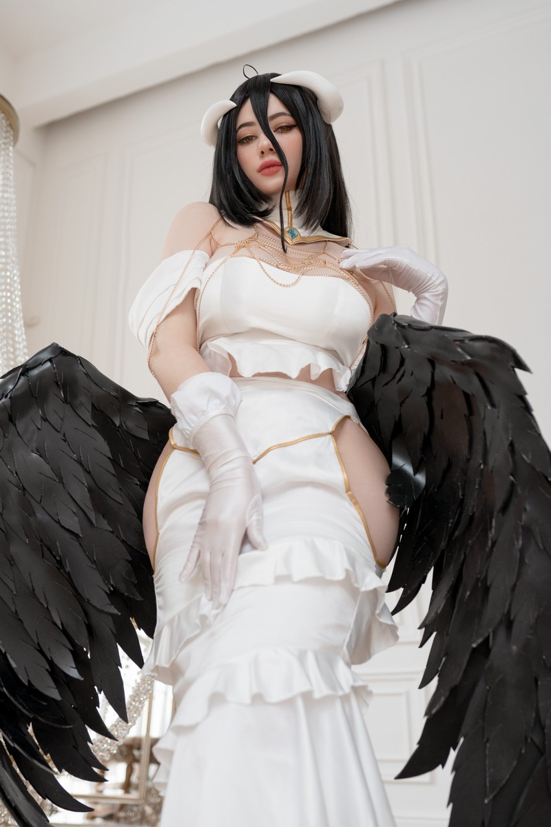 Alina Becker 雅儿贝德 Albedo Cosplay Overlord 写真图集【26P-37.5M】插图