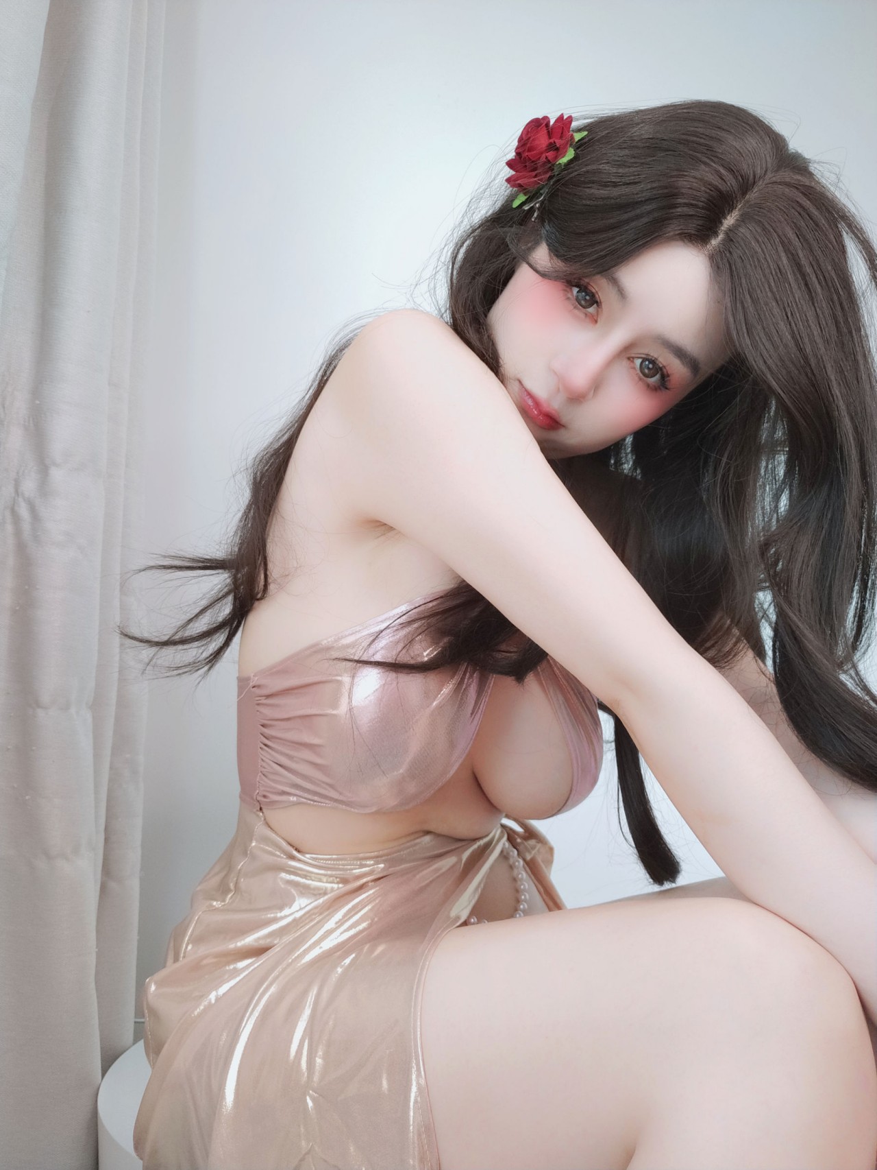 白银 81 视频和金色のワンピース写真套图欣赏，清新甜美风的日常美插图5