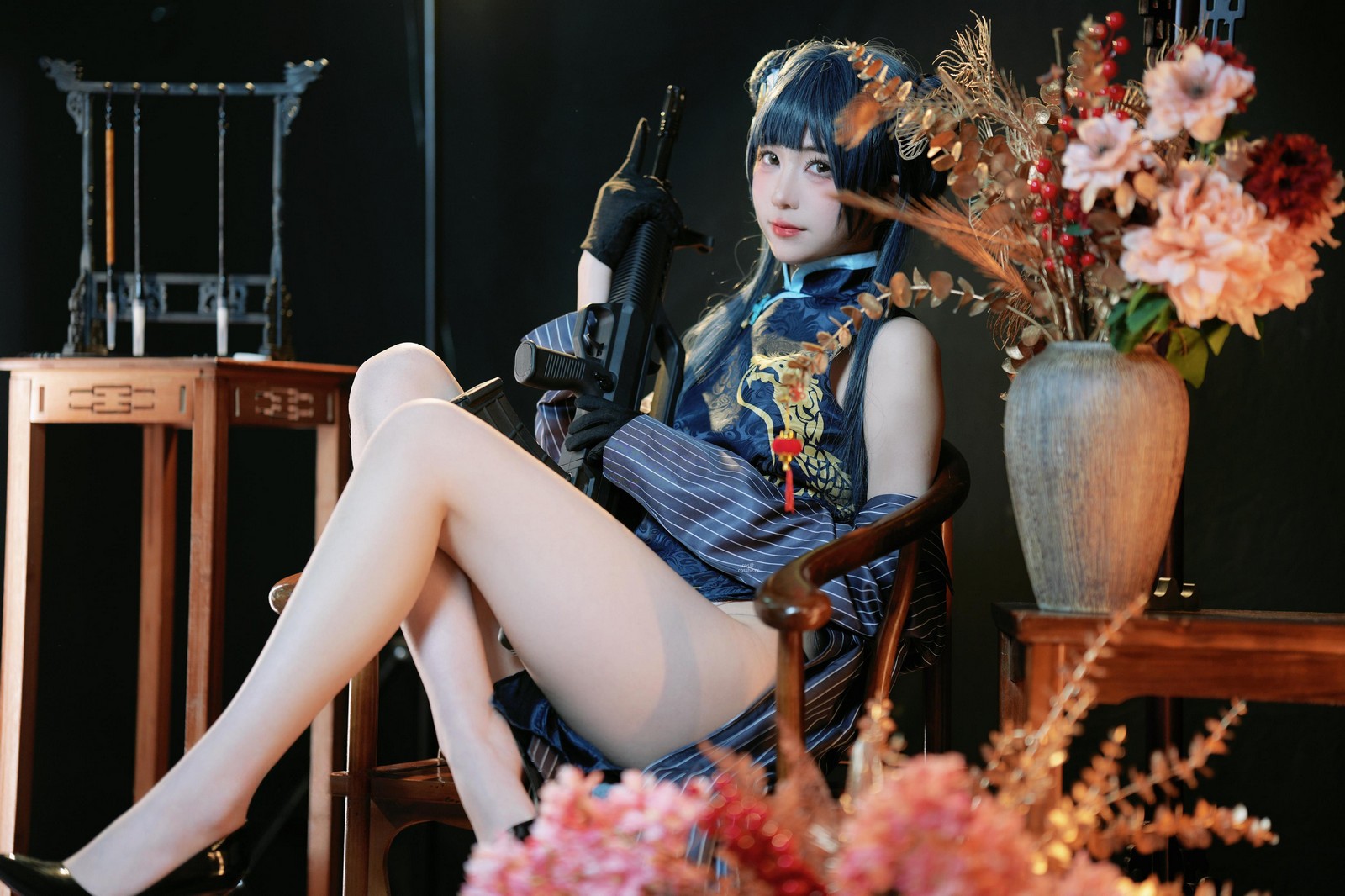 宮本桜 蔚蓝档案 龙华妃咲 Cosplay 写真｜人气角色 高清图集（42P｜124MB）插图