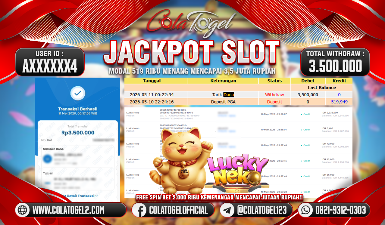 JACKPOT SLOT GACOR!!