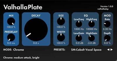 Valhalla DSP Valhalla Plate v1.6.3.3 WiN