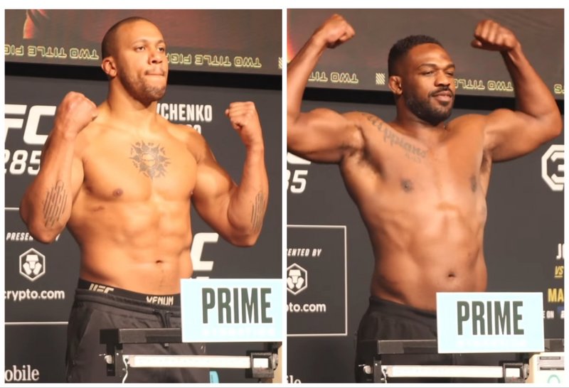 Джон Джоунс е по-тежък от Сирил Ган преди боя