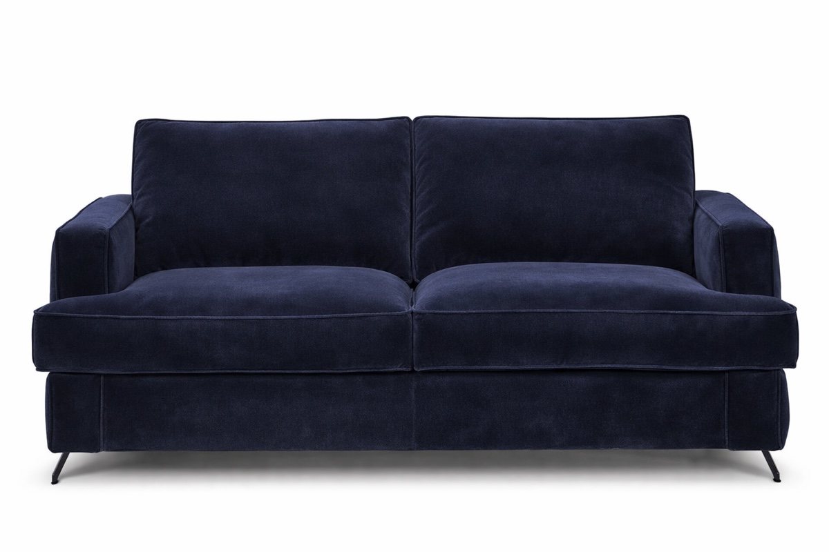 Canapé Dédalo velours bleu marine Vogue 13