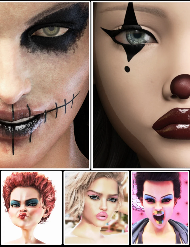 artistic make up concepts for genesis 8 females 00 main daz3d