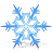 Blue Snowflake Free Clipart