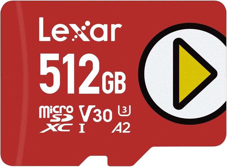 Amazon: Lexar tarjeta microSDXC UHS-I de 512 GB (precio al proceder a pago)