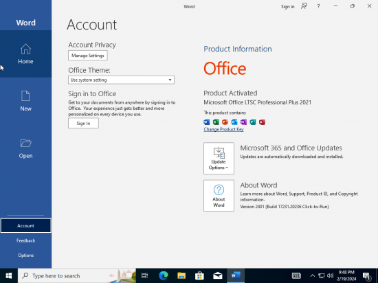 Windows 10 Enterprise 22H2 build 19045.4046 With Office 2021 Pro Plus (x64) Multilingual 