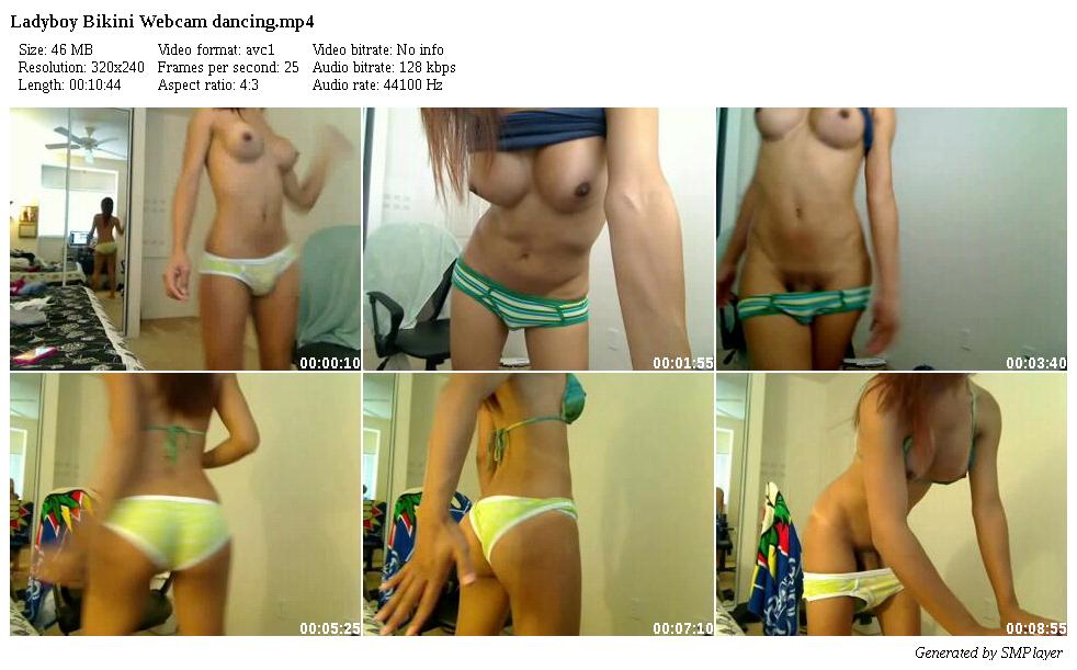 Ladyboy Bikini Webcam dancing_preview