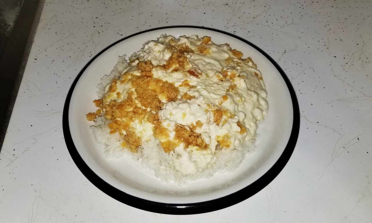 15 - Served on a bed of rice