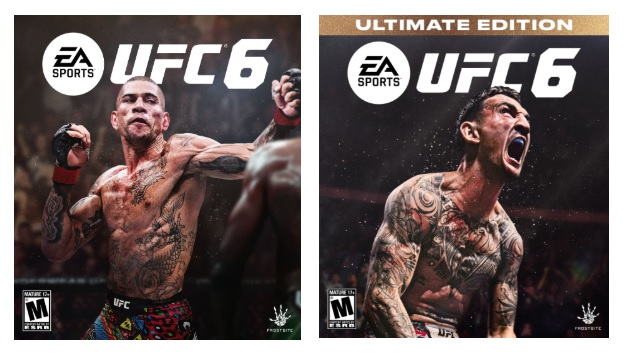 Alex “Poatan” Pereira y Max “Blessed” Holloway estarán en las portadas de UFC 6