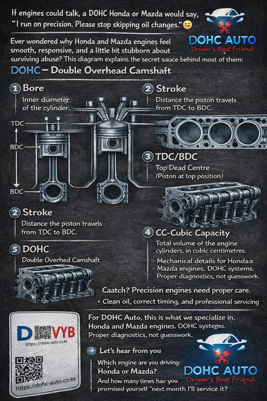 DOHC Auto Honda Mazda engine service