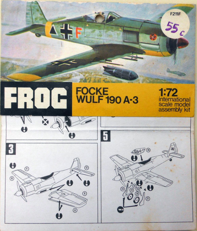 Frog 72 Focke Wulf 190A-3 (F211F) Header