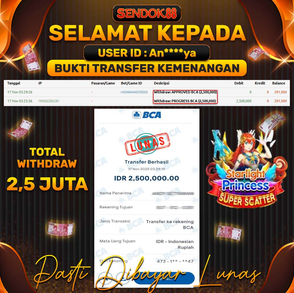 SENDOK88 JEPE! STARLIGHT PRINCESS SUPER SCATTER Rp 2.500.000,- LUNAS!