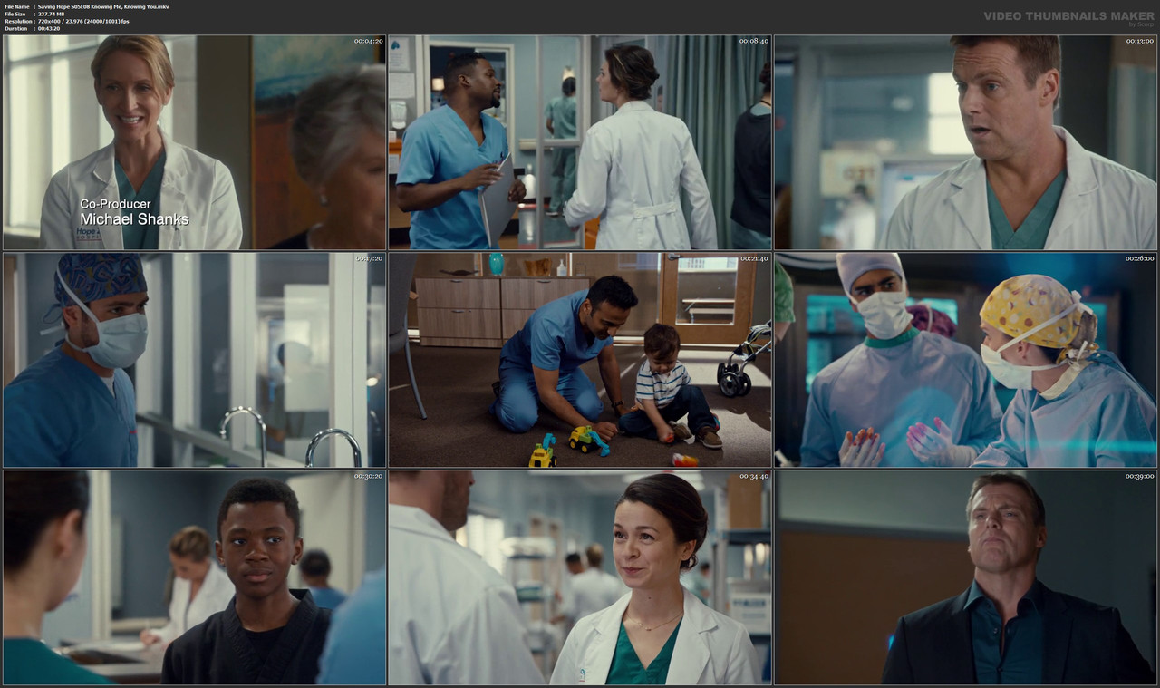Saving Hope S05E08 Knowing Me, Knowing You.mkv