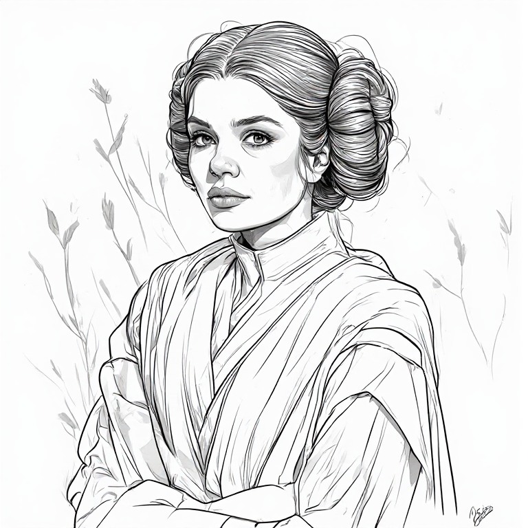 Princess-Leia-Line-drawing-nat-(34)