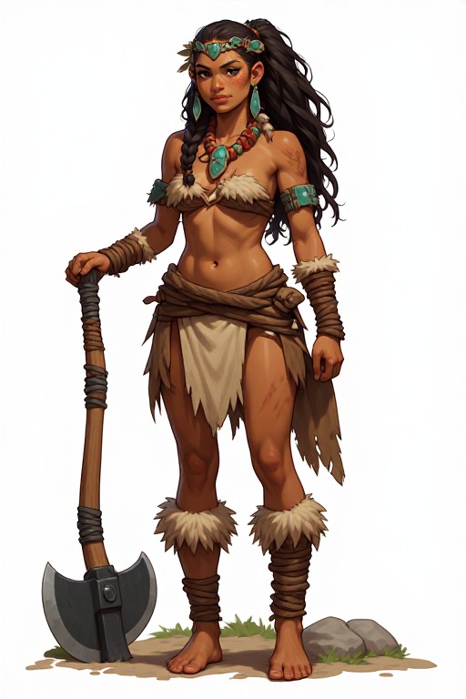 naked-polynesian-girl-warrior-(31)