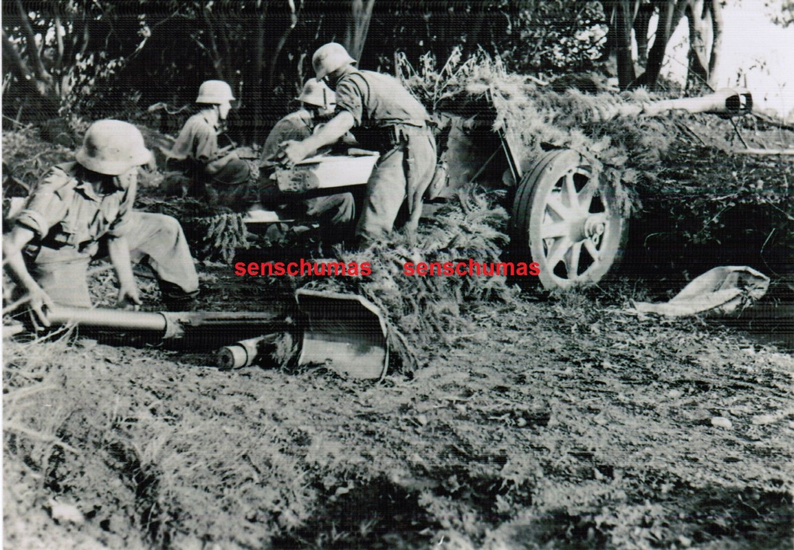 7,5 cm Panzerabwehrkanone. Panzerjäger-Abteilung. Russland 1944.