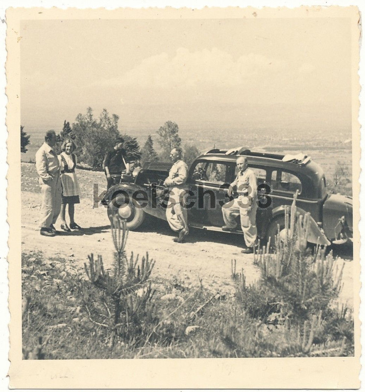 Kreta Fallschirmjäger Offiziere Mercedes Benz PK