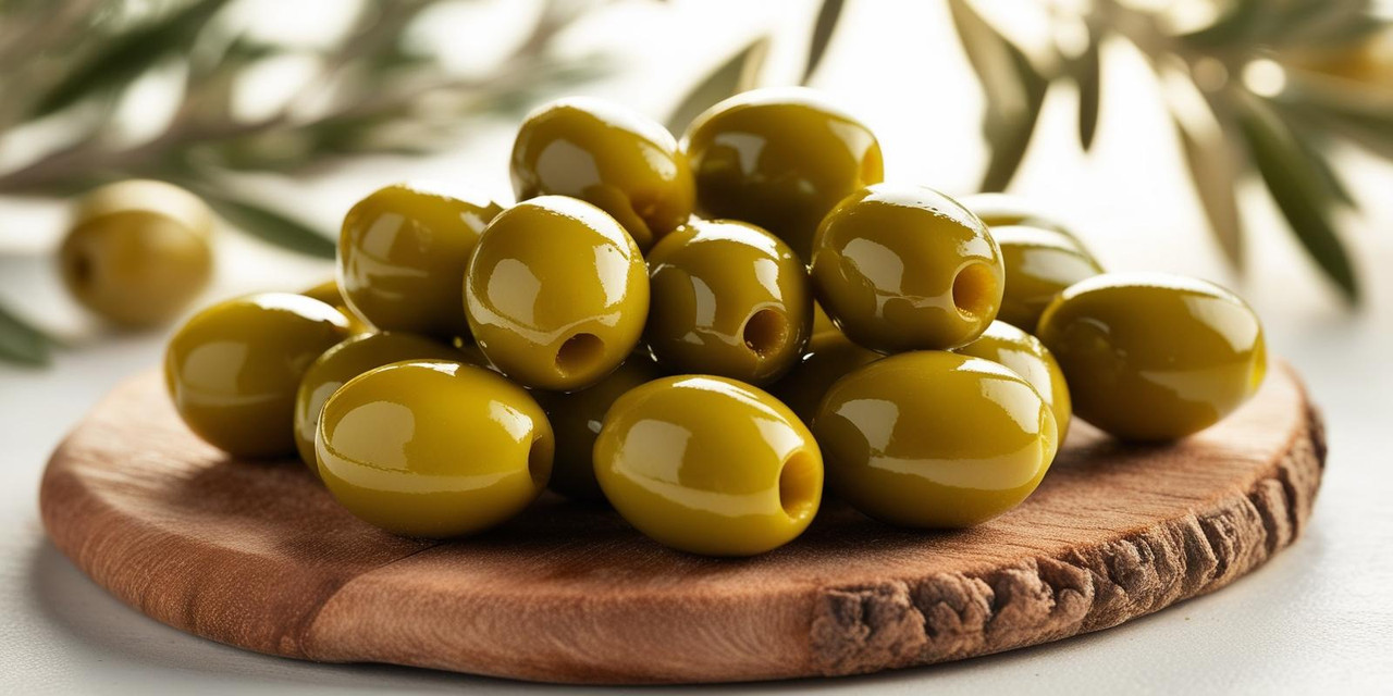 Sliced Green Olives