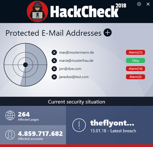 Abelssoft HackCheck 2018.1.22 Build 106 Abelssoft HackCheck 2018.1.22 Build 106