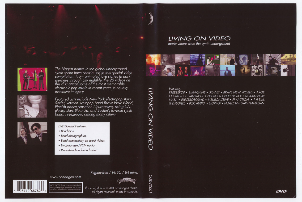 Various Artists Living On Video DVD