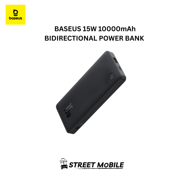 BASEUS 15W 10000mAh BIDIRECTIONAL POWER BANK