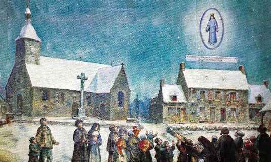 Martedì 17 gennaio 1871: l'apparizione di Nostra Signora di Pontmain dans Apparizioni mariane e santuari Nostra-Signora-di-Pontmain