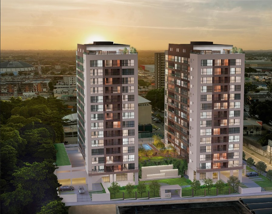 Fachada do Parc College em Imbiribeira, Recife