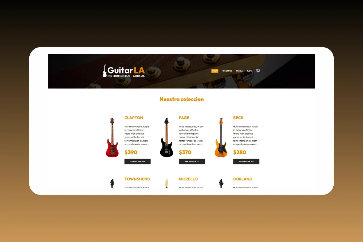GuitarLA - Venta de Guitarras