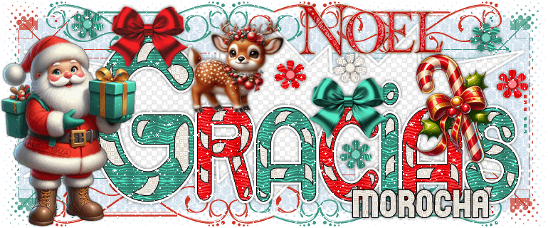 Gracias Santa Claus morocha