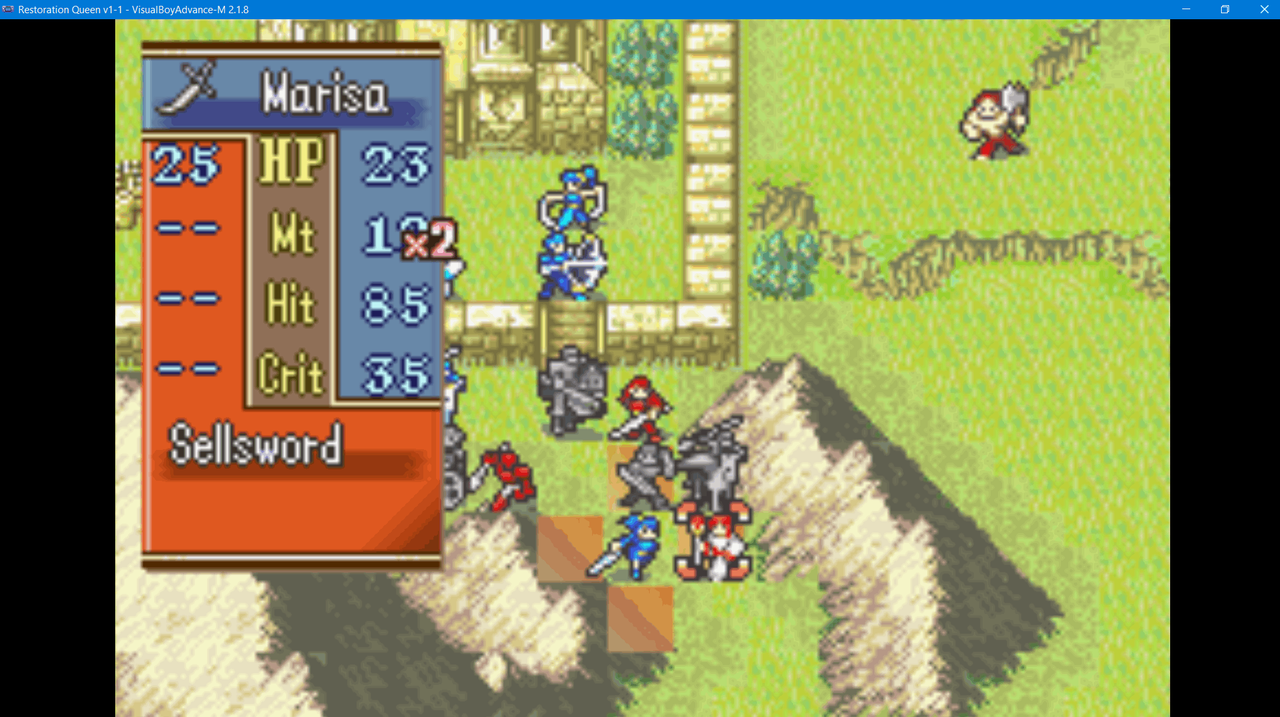 2024-03-09 12_16_45-Restoration Queen v1-1 - VisualBoyAdvance-M 2.1.8