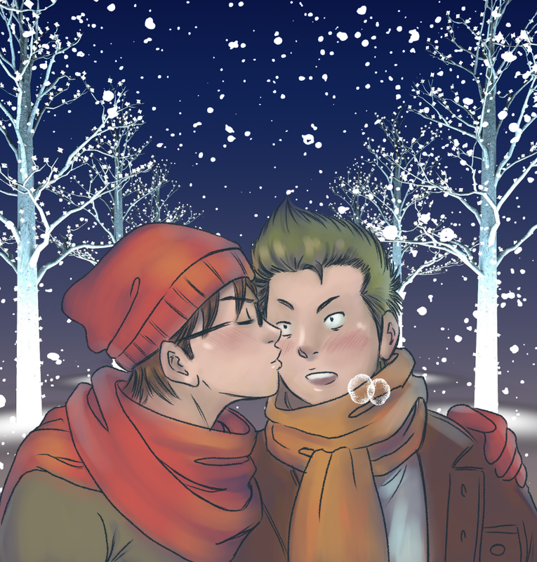 Xmas smooch
