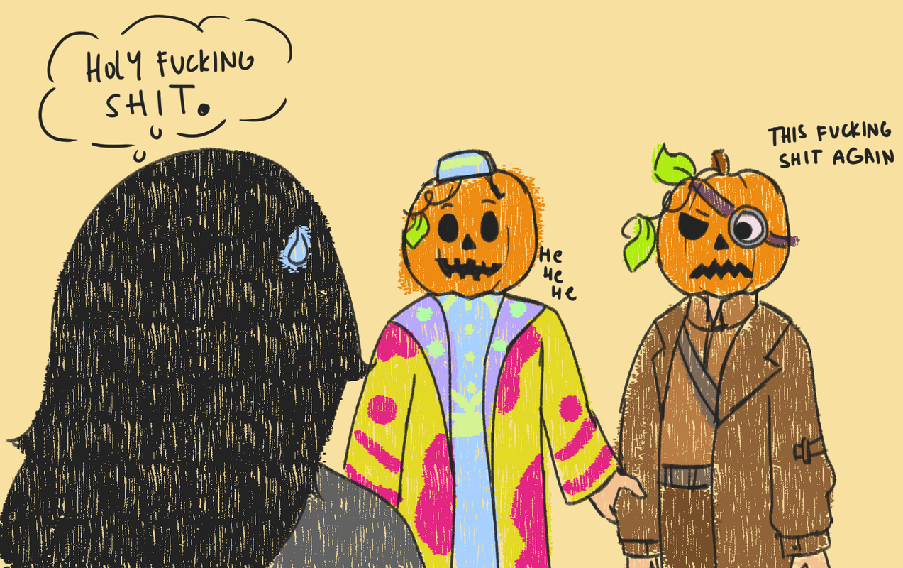 Severus Snape's funky little drawing of funky smelling old men.