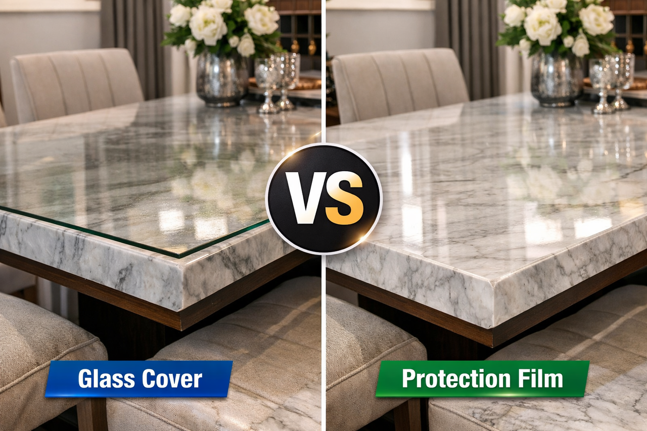 Dining table protection film