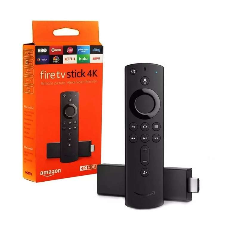 Sears: Amazon Fire TV Stick 4K con Alexa Voice Remote and Streaming Media Player Negro 
