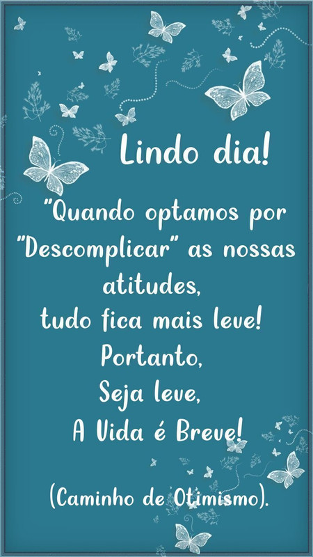Lindo dia!