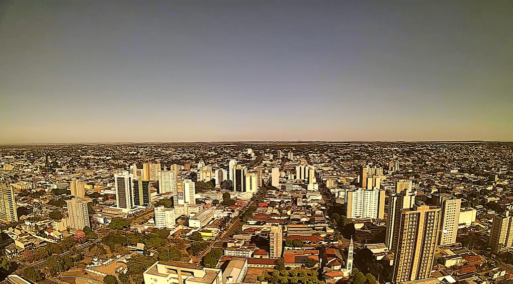 Campo Grande nesta manhã de domingo