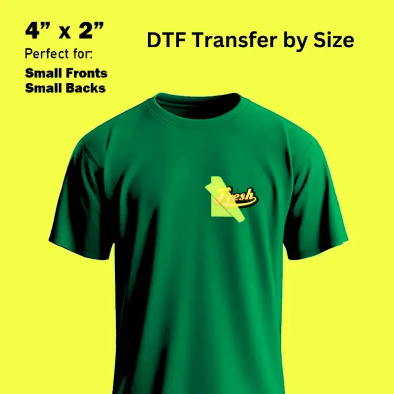 DTF Transfers By Size