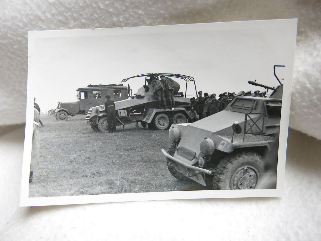 WKII Foto Panzerspähwagen Sd.Kfz.221 Sd.Kfz232