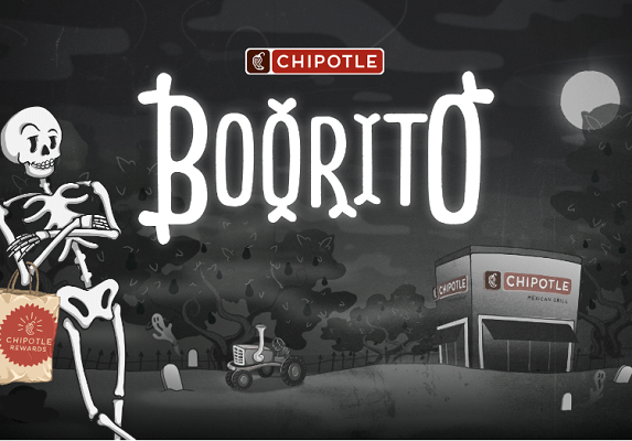 Chipotle Boorito 2023: Enjoy a Entree on Halloween Night! Chipotle Boorito 2023: Enjoy a Entree on Halloween Night!