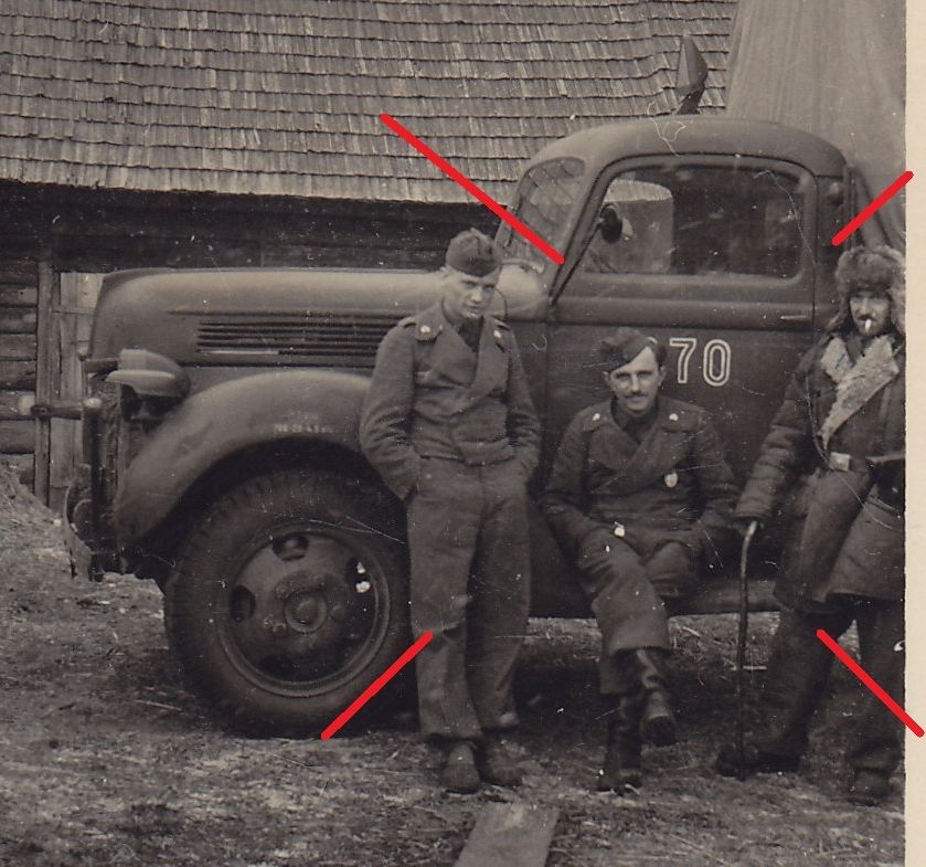 Russland Sturmgeschütz Soldaten LKW Truck Nummer