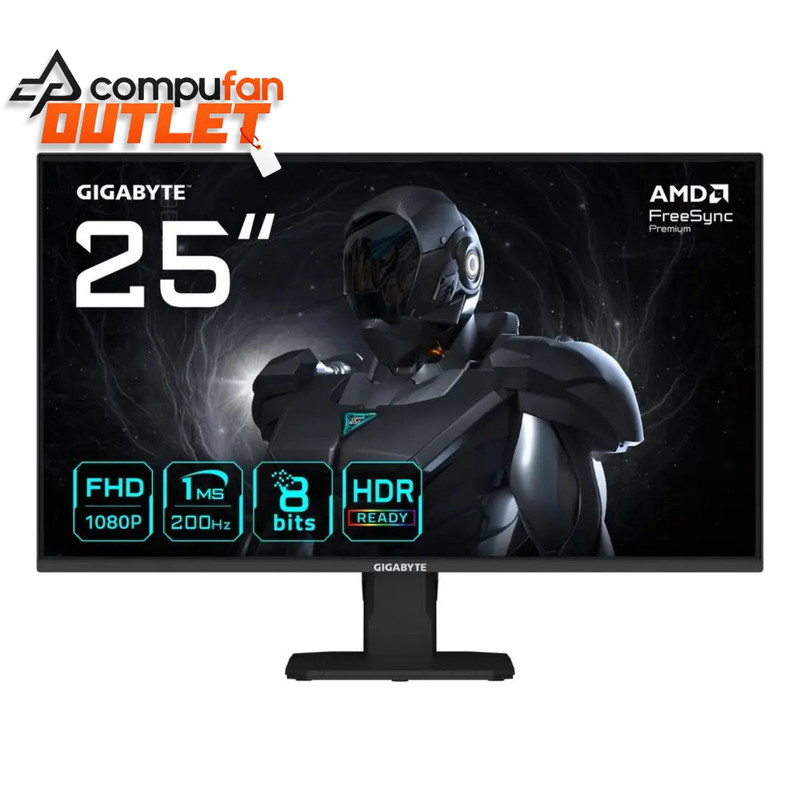 OUTLET - MONITOR GAMER GIGABYTE GS25F2 25 200HZ SPEED IPS 1MS