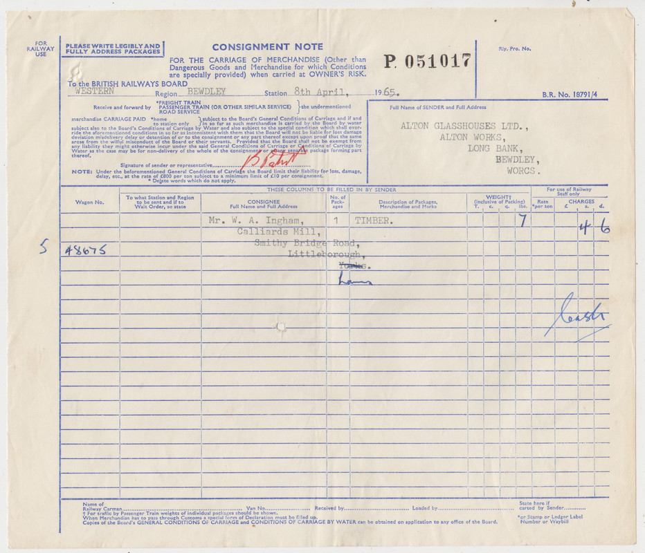 Bewdley Consignment Notes (8)