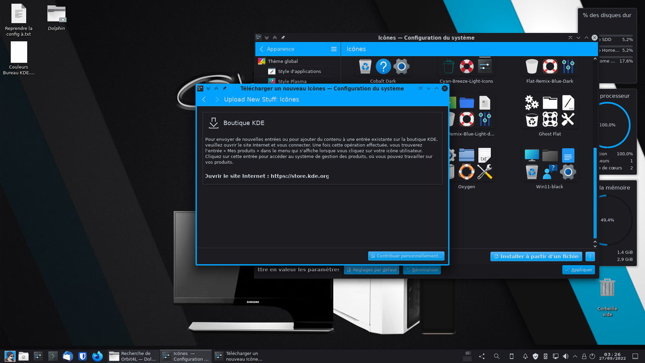 Créer mon propre Pack d'icônes