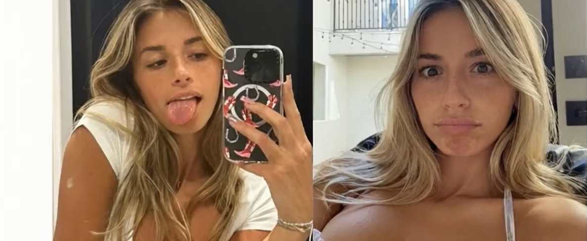 Sadie Mckenna Passionate Kissing & Flashing Massive Big Boobs XXX