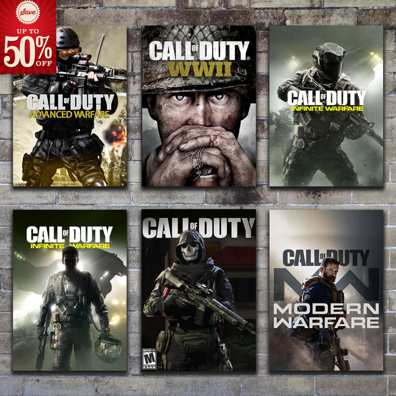 call of duty poster room wall art gamer — Postimages