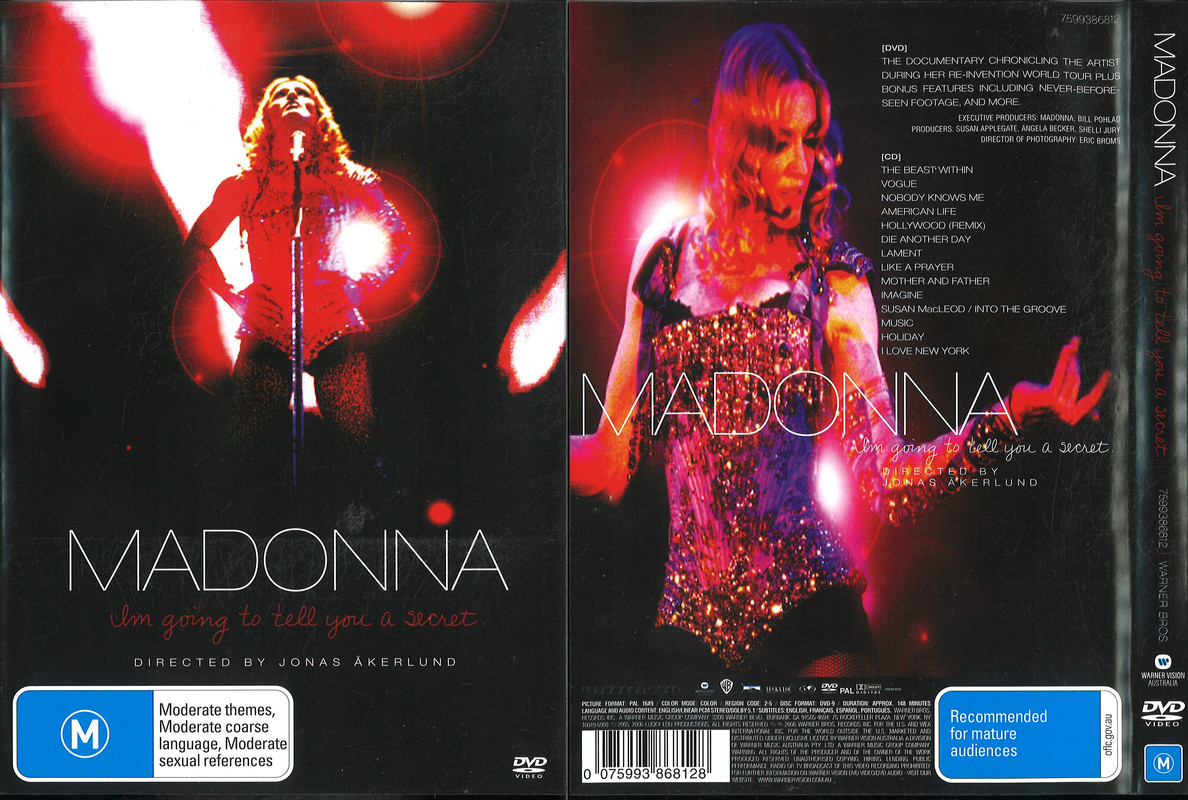 234 NEW SEALED DVD Region 4 MADONNA - Picture 1 of 1