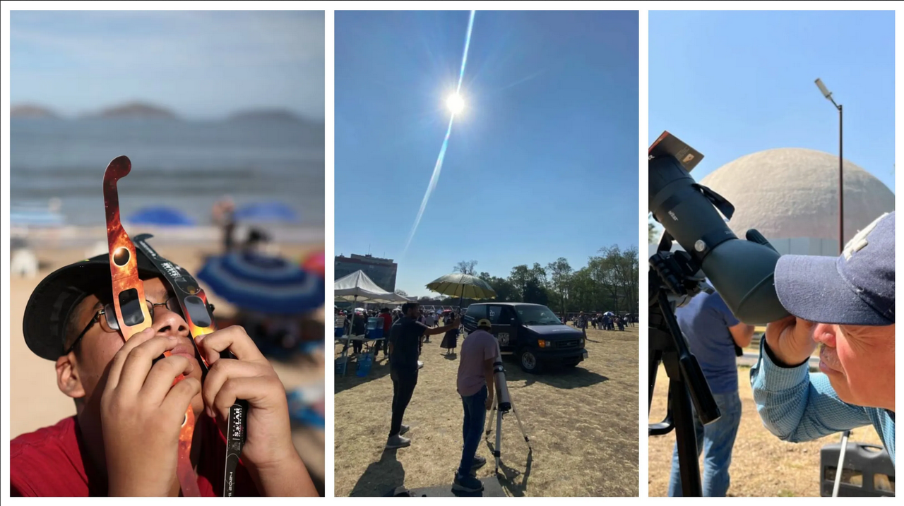 Eclipse solar total del 8 de abril en imágenes