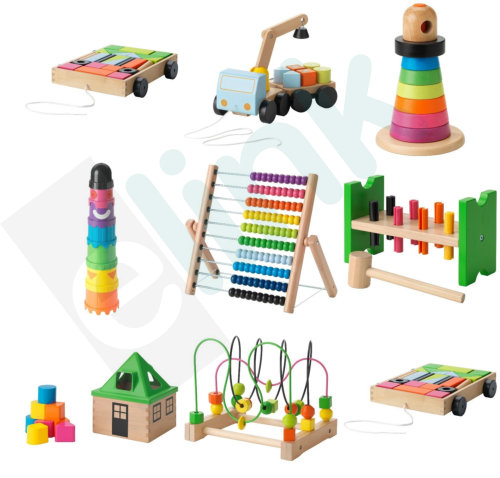 ikea wooden stacking toy